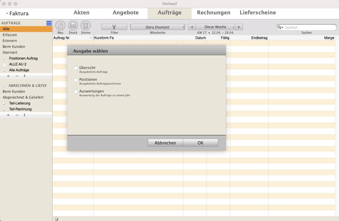 Neue Version 2024 - One-Stop=Shop in Aufträgen und Rechnungen: Beratung 0303438290