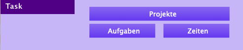 Projektmanagement Software mit Projekten, Aufgaben, Zeiten und Taskmanagement Übersicht
